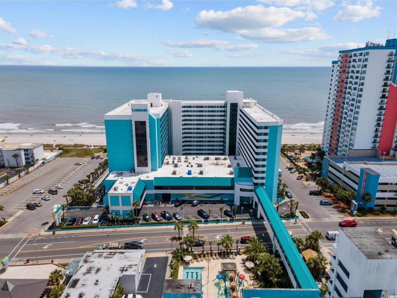 Remodeled Condo, Waterpark View At Landmark Resort Myrtle Beach Exterior foto